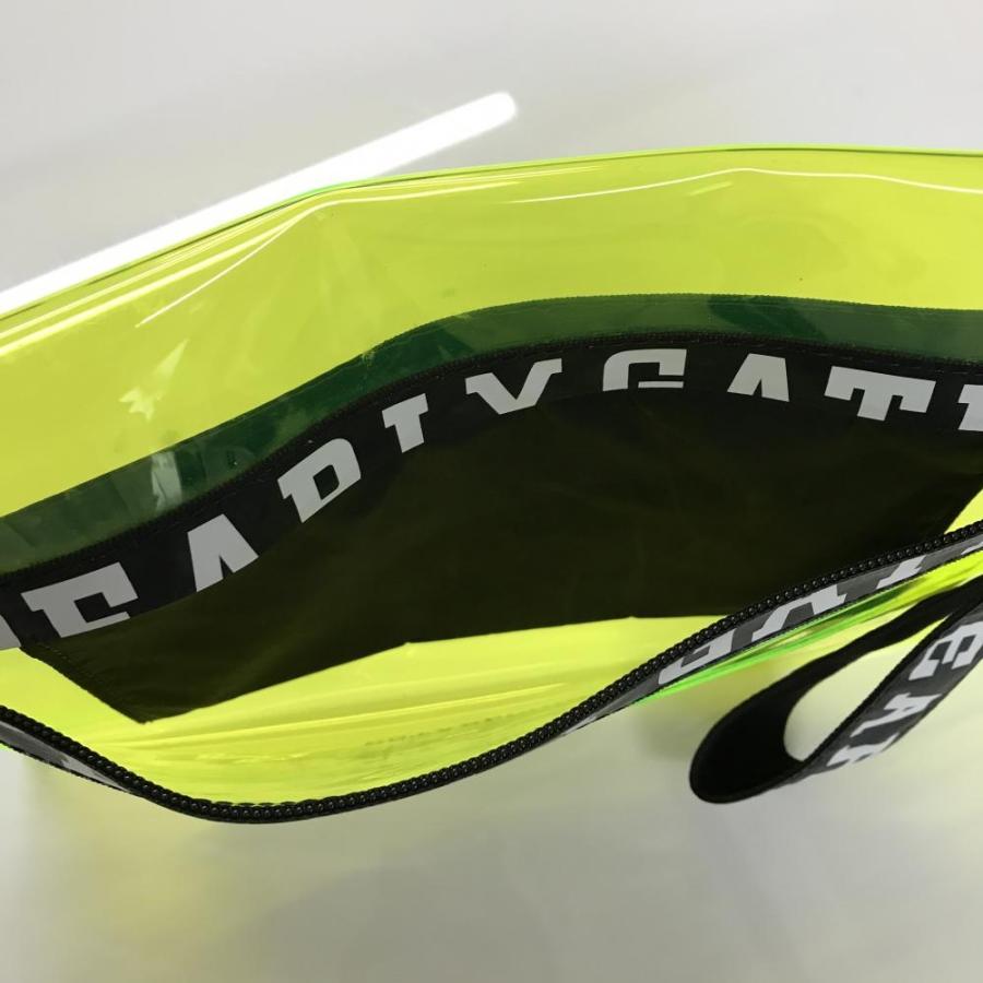 PEARLY GATES ゴルフバッグセット 透明クリア・ネオンイエロー PEARLY