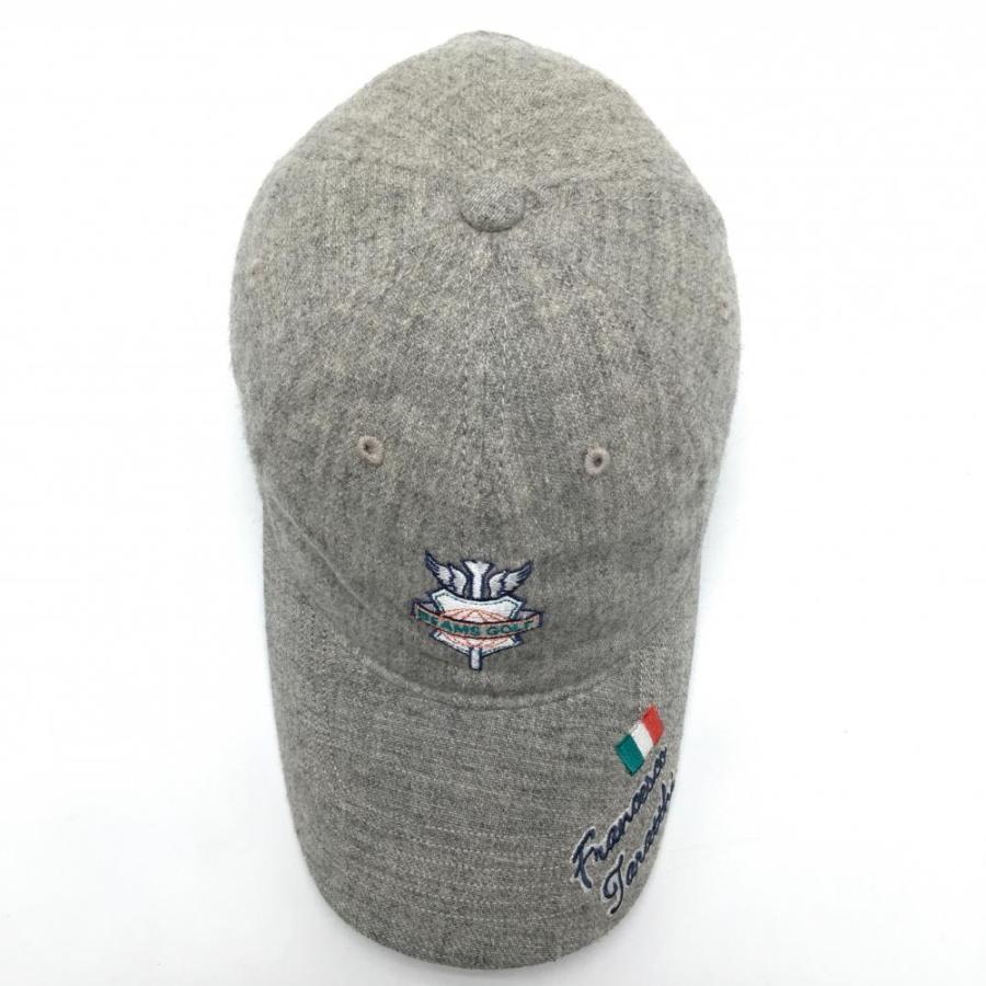 BEAMS GOLF（ビームス ゴルフ） キャップ 杢ライトグレー ワッペン