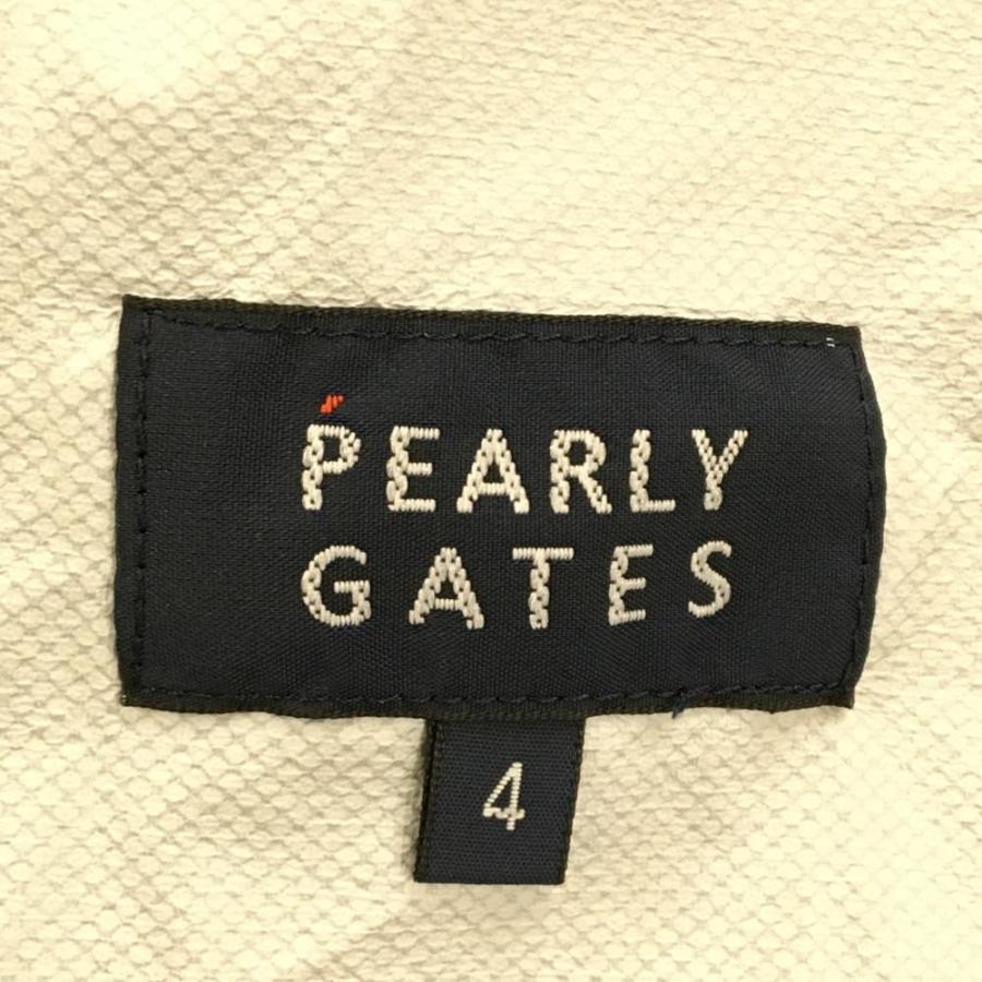 PEARLY GATES（パーリーゲイツ） レインパンツ ネイビー×白 ナイロン
