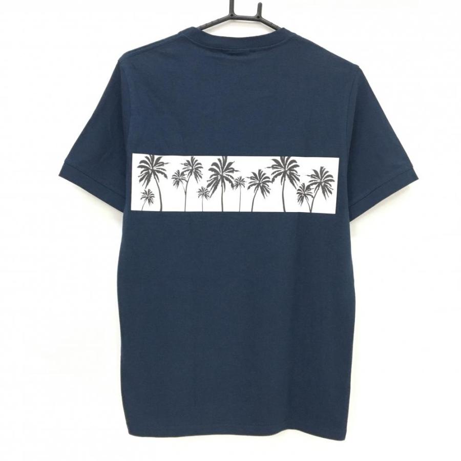 MUTAMARINE ロゴプリント シャツ 青　定価25300円 muta MARINE（ムータマリン） 【美品】ムータマリン Tシャツ ネイビー