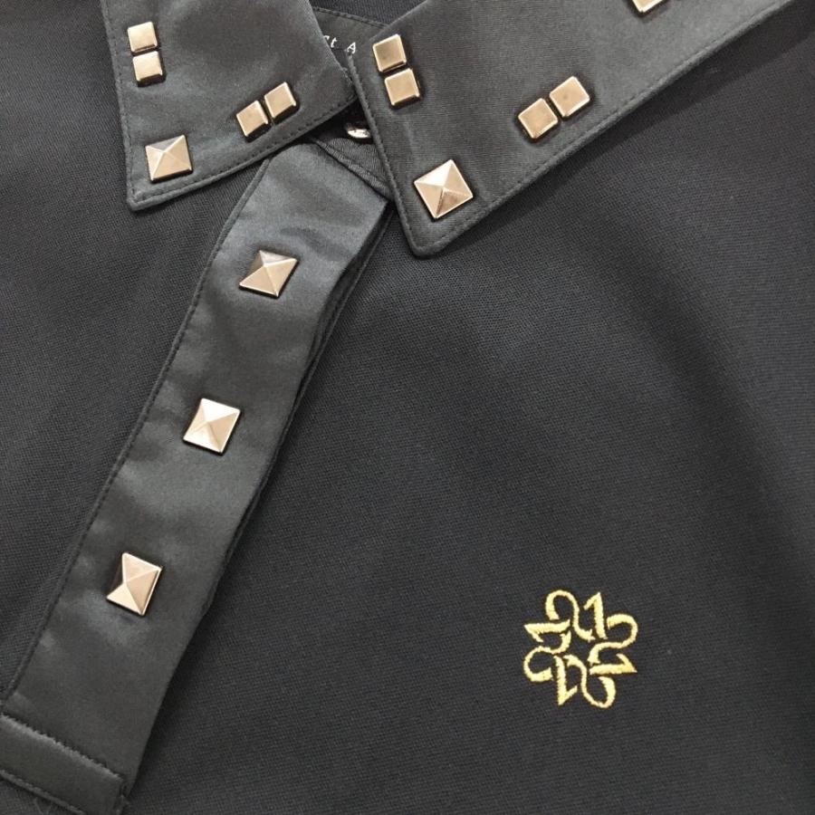 St ANDREWS 【新品】セントアンドリュース ノースリーブポロシャツ 黒