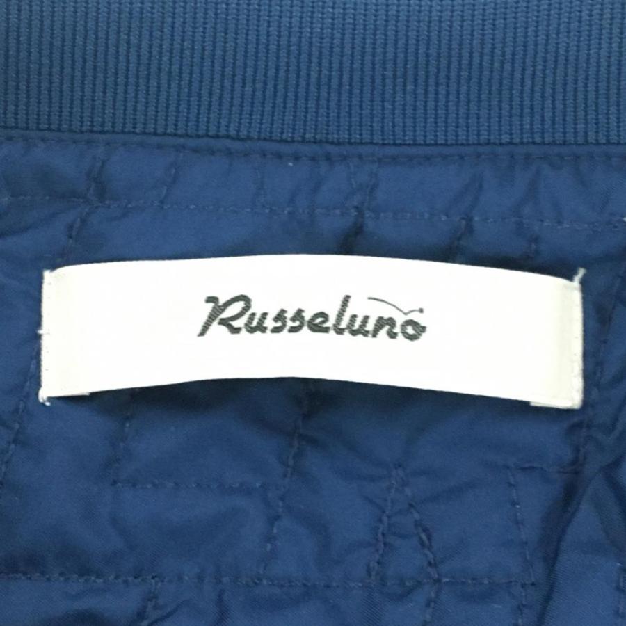 【超美品】ラッセルノ スニード ネイビー キルティング ネック・袖着脱可 ルチャマスク ブルゾン メンズ 5(L) ゴルフウェア RUSSELUNO_6