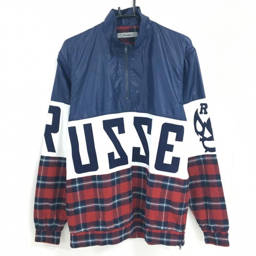 Russeluno（ラッセルノ） 【美品】ラッセルノ 2WAYブルゾン ネイビー