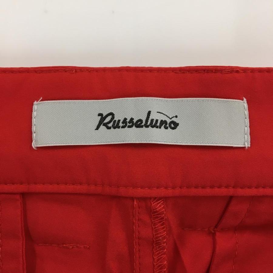 Russeluno（ラッセルノ） ハーフパンツ レッド サイドロゴライン