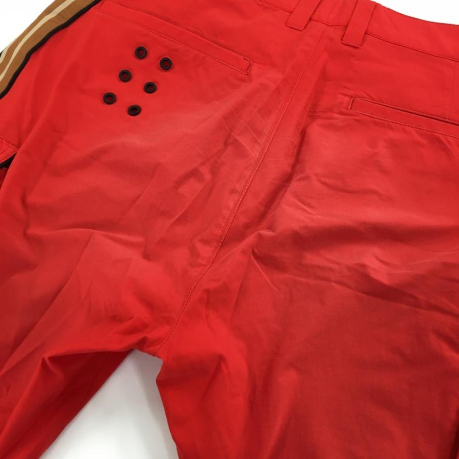 Russeluno（ラッセルノ） ハーフパンツ レッド サイドロゴライン