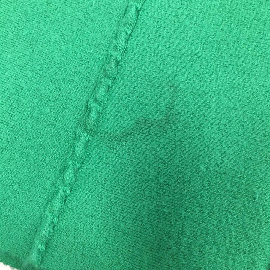 archivio（アルチビオ） ニットスカート グリーン ケーブル編みライン