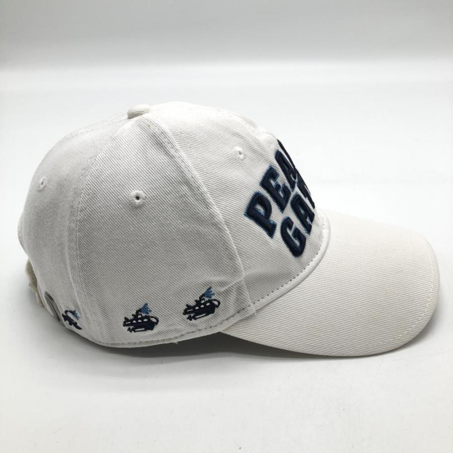 PEARLY GATES（パーリーゲイツ） キャップ 白×ネイビー 立体ロゴ