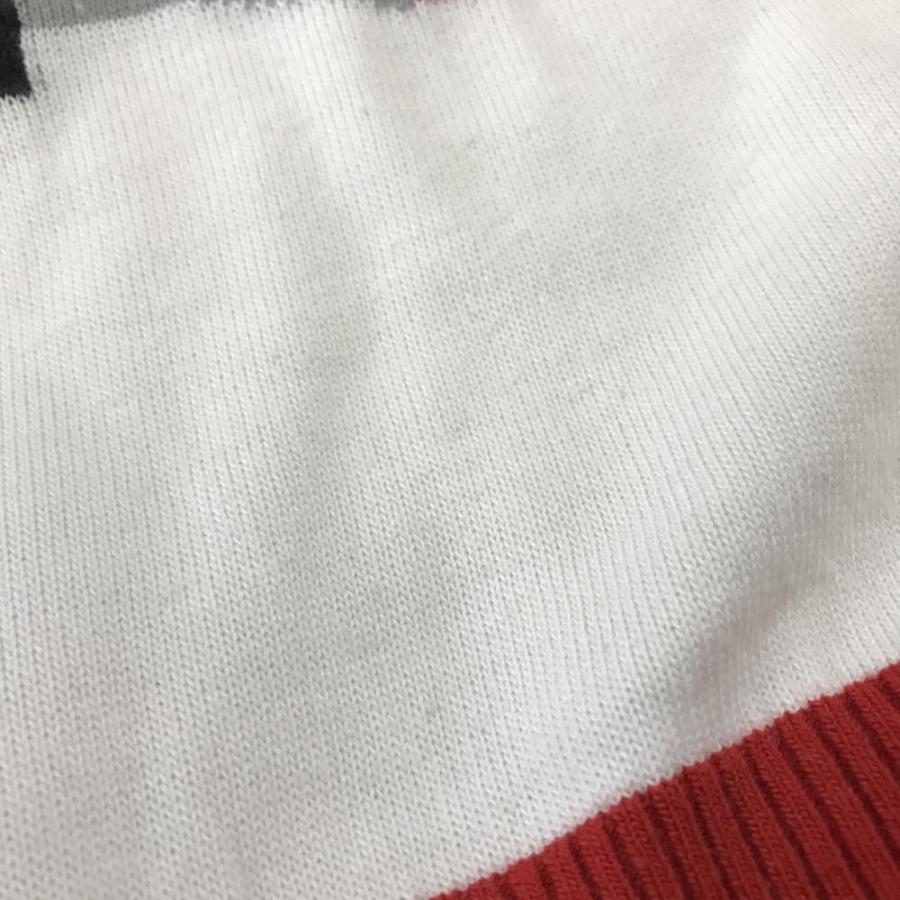 Callaway（キャロウェイ） セーター 白×レッド フロントロゴ ニット