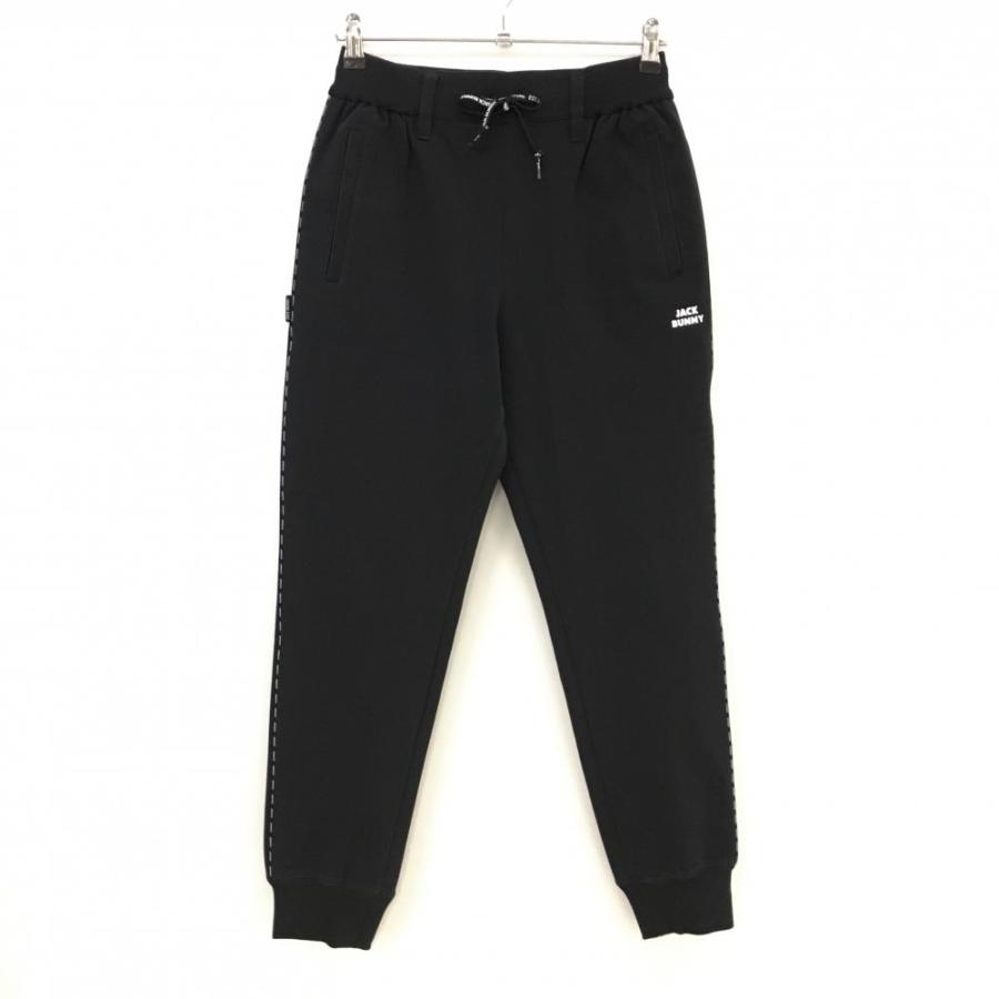Jack Bunny!!（ジャックバニー） ジョガーパンツ 黒 ストレッチ サイド