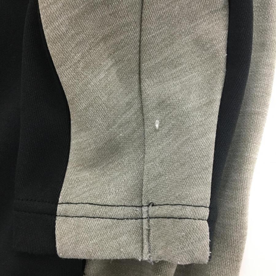 DESCENTE GOLF デサントゴルフ ジャケットブルゾン 黒×杢グレー 肩ロゴ