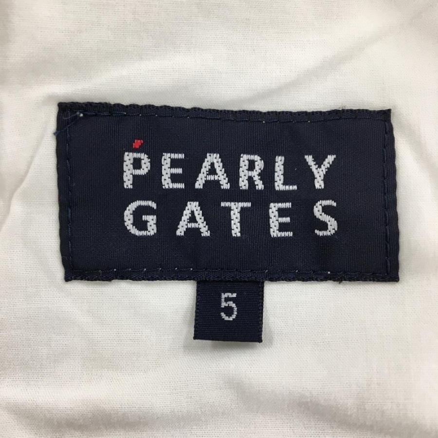 PEARLY GATES（パーリーゲイツ） ハーフパンツ 白×ダークネイビー