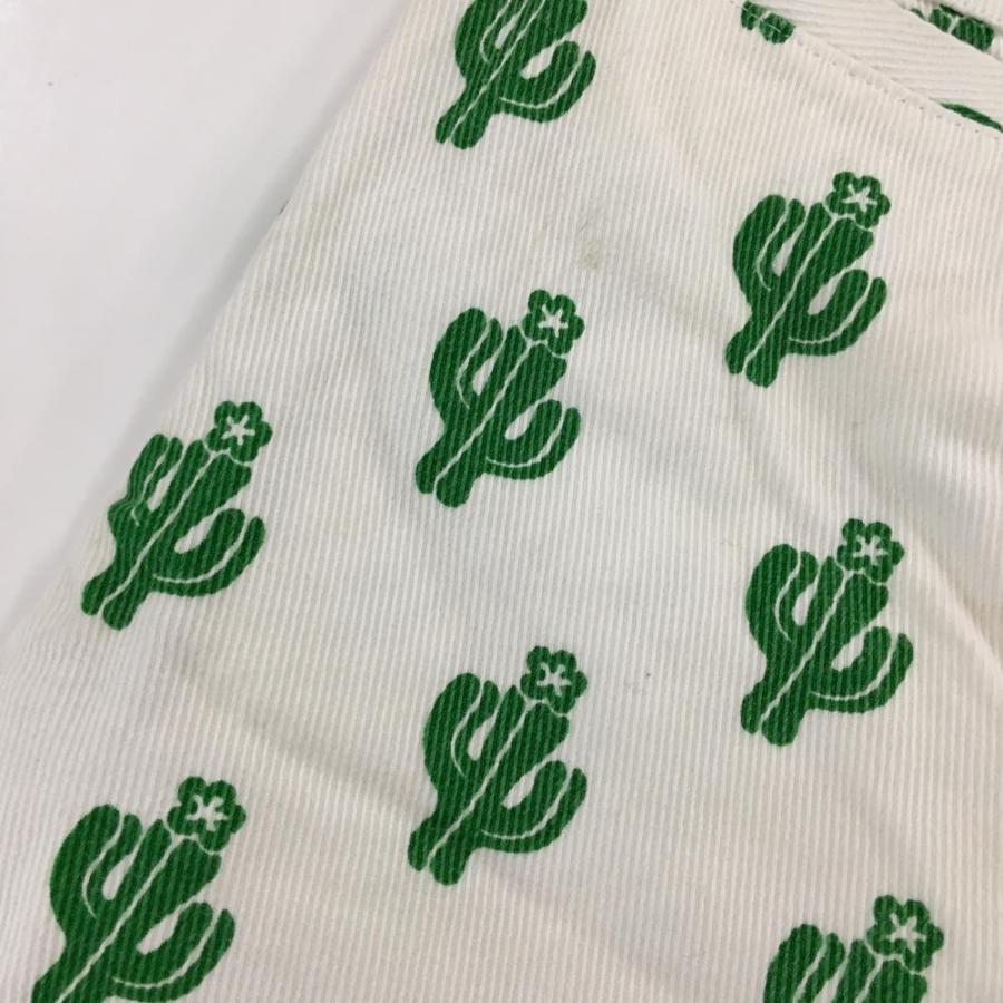 PEARLY GATES（パーリーゲイツ） ハーフパンツ 白×グリーン サボテン総