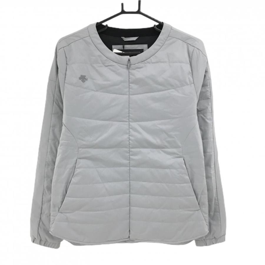 DESCENTE GOLF 【新品】デサントゴルフ 異素材ダウンジャケット グレー