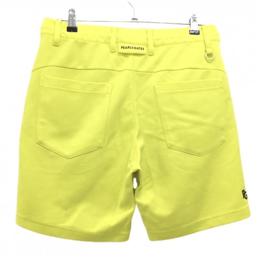 【超美品】パーリーゲイツ ハーフパンツ イエロー ストレッチ ウエストゴム  メンズ 4(M) ゴルフウェア 2023年モデル PEARLY GATES PEARLY GATES（パーリーゲイツ） 【超美品】パーリーゲイツ ハーフ