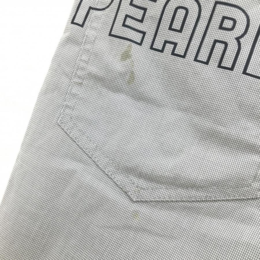 PEARLY GATES（パーリーゲイツ） ハーフパンツ グレー ロゴグリーン