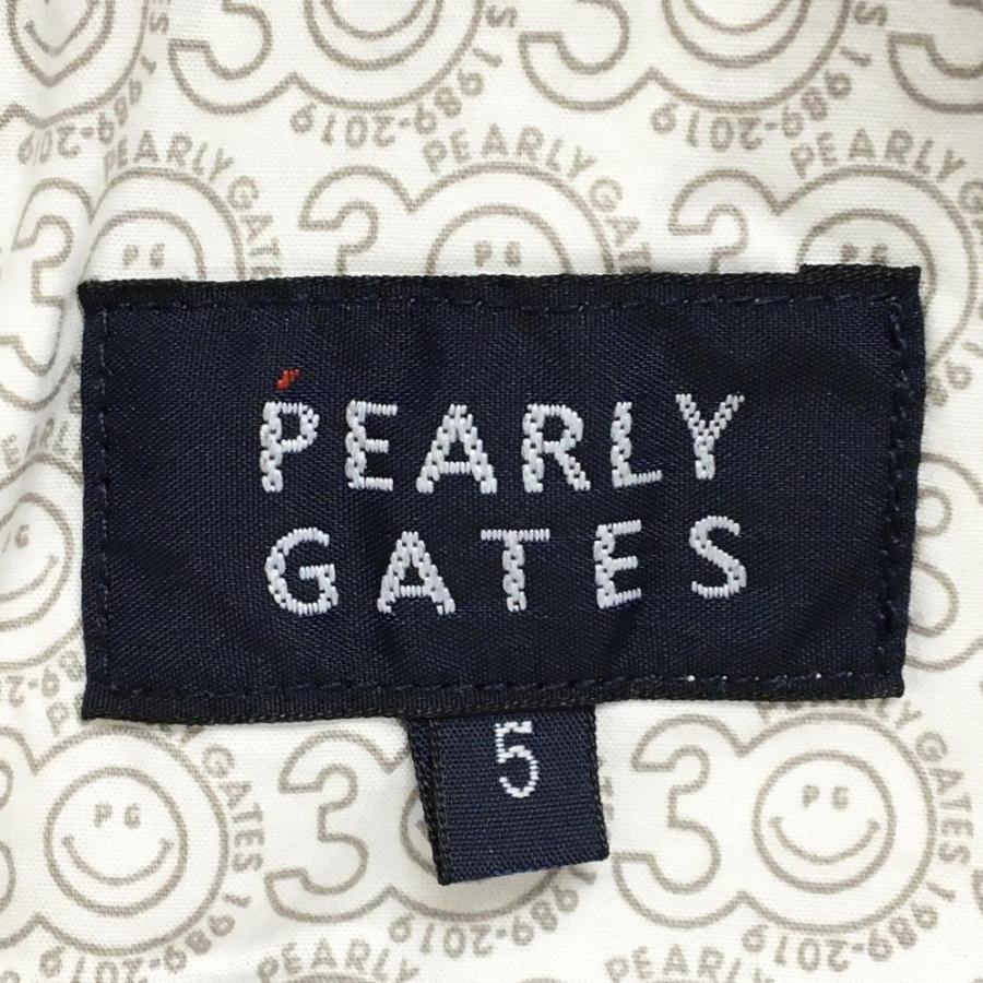 PEARLY GATES（パーリーゲイツ） ハーフパンツ 黒×白 数字ロゴ