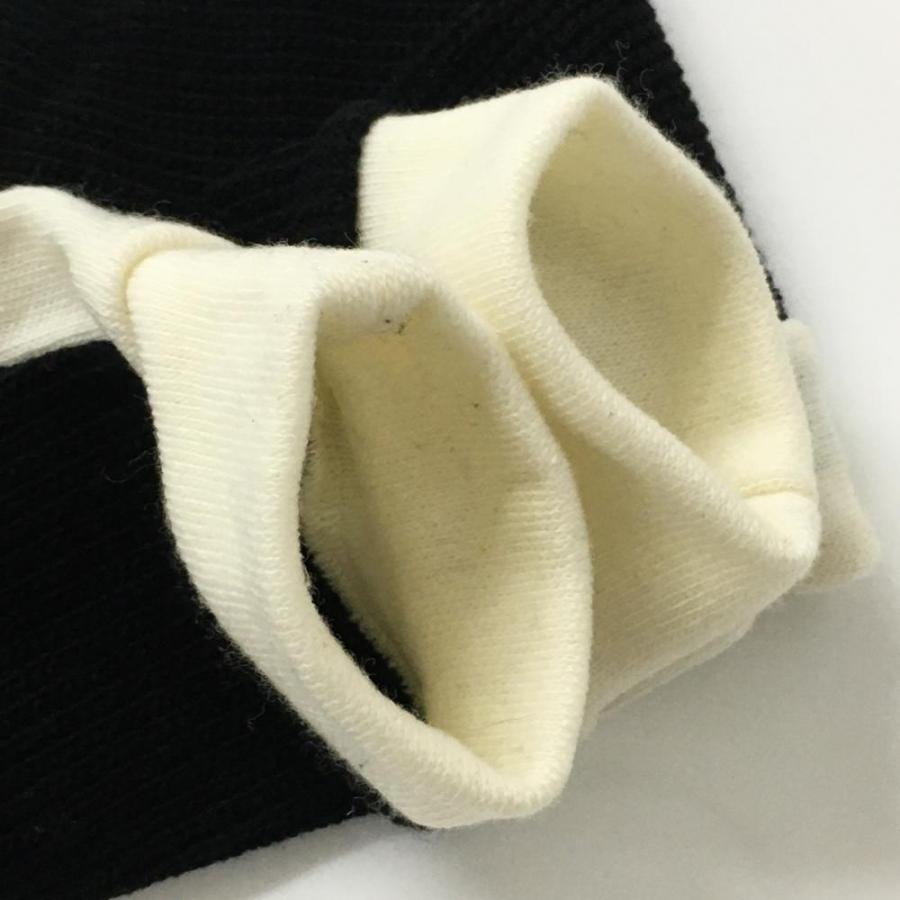 archivio レディース セーター 36 黒/白 archivio（アルチビオ） 【美品】アルチビオ セーター 黒×白 ロゴ 重ね