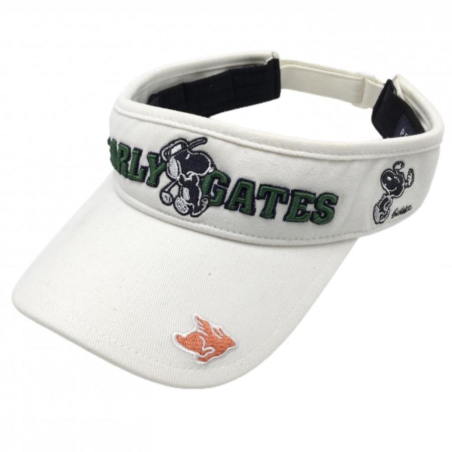 PEARLY GATES（パーリーゲイツ） パーリーゲイツ×PEANUTS サンバイザー