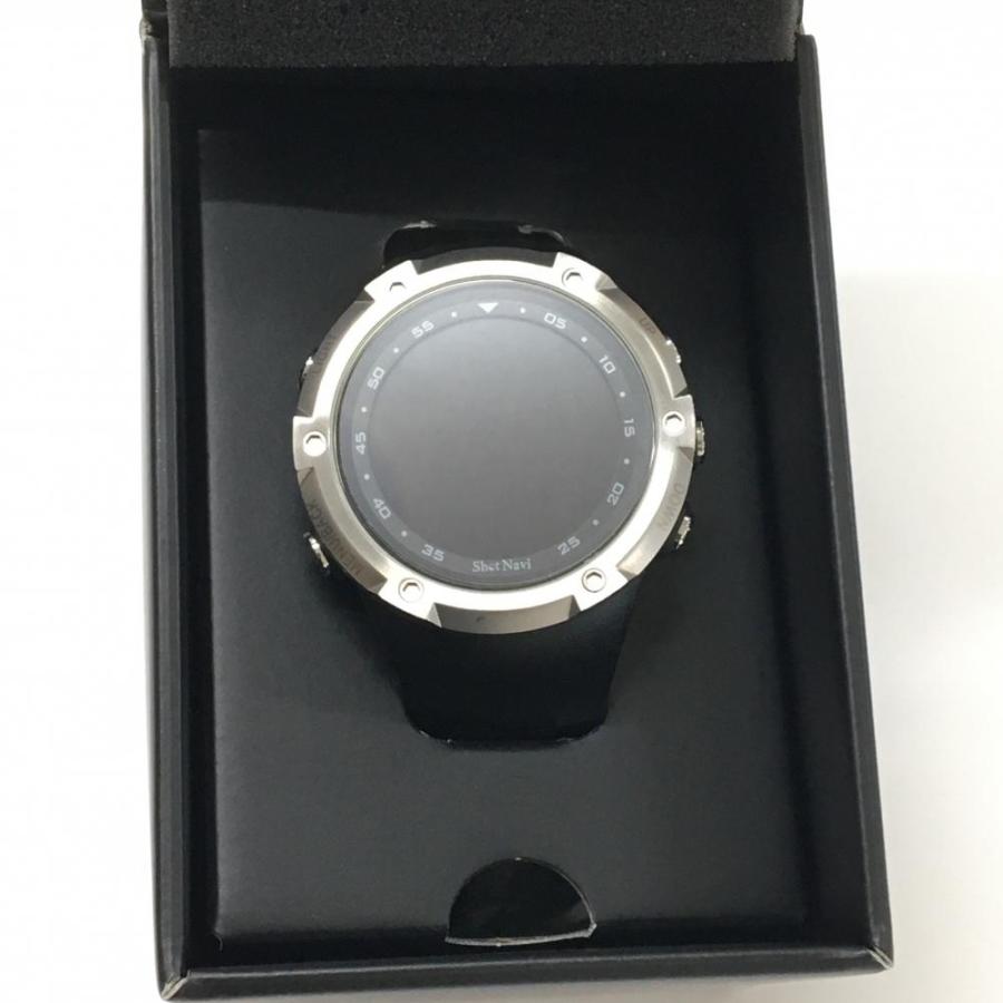 美品】ショットナビ GPS ゴルフウォッチ 黒 W1 Evolve 通電確認済み
