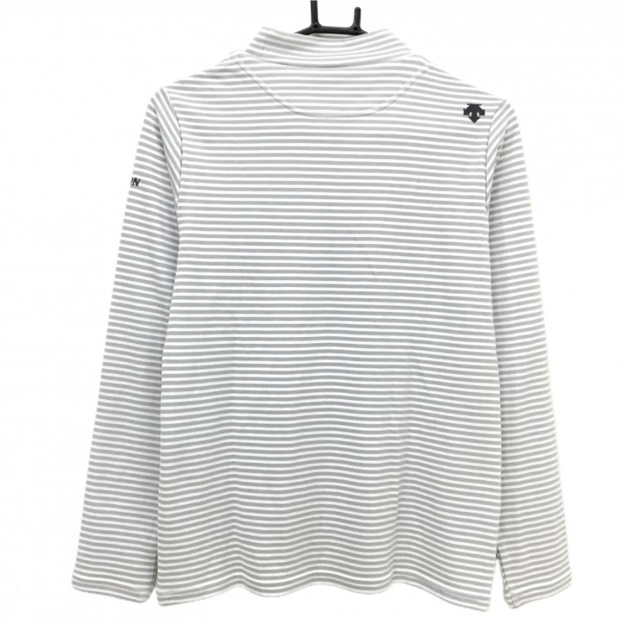 SRIXON 【美品】スリクソンバイデサント 長袖ハイネックシャツ グレー 