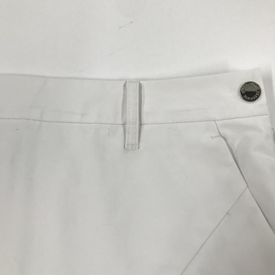 DESCENTE GOLF デサントゴルフ スカート 白 サイド裾プリーツ 内側