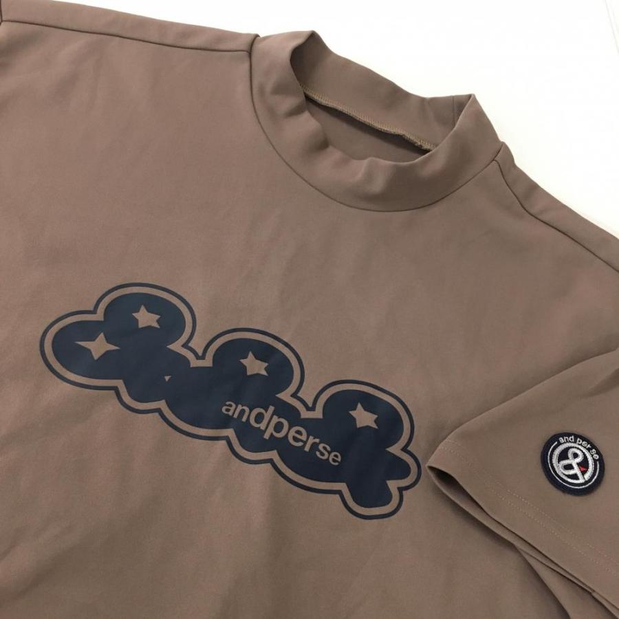and per se（アンパスィ） 【超美品】アンパスィ 半袖ハイネックシャツ