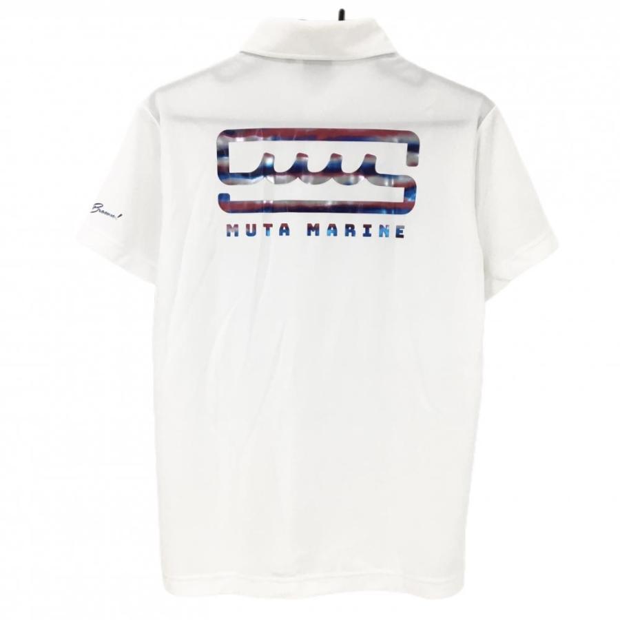 muta MARINE（ムータマリン） 【美品】ムータマリン 半袖ポロシャツ 白