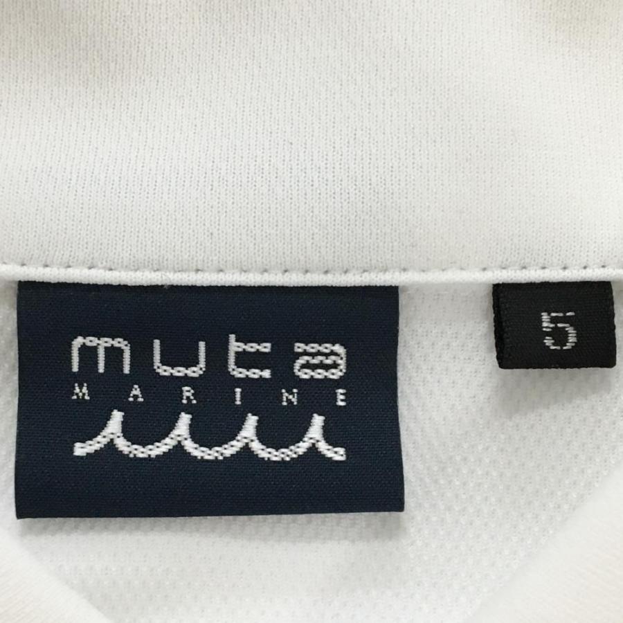 muta MARINE（ムータマリン） 【美品】ムータマリン 半袖ポロシャツ 白