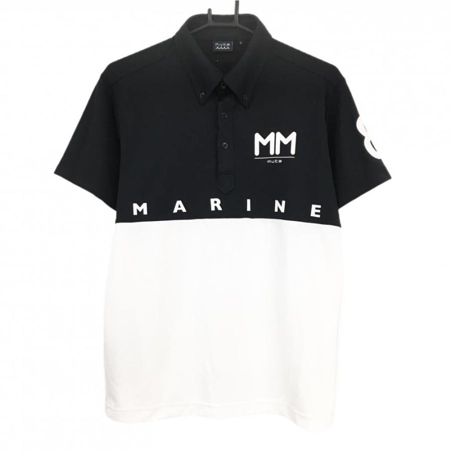 最終値下げ　新品未使用　Muta Marine L ポロシャツ　ムータマリン muta MARINE（ムータマリン） 【美品】ムータマリン 半袖ポロシャツ 黒