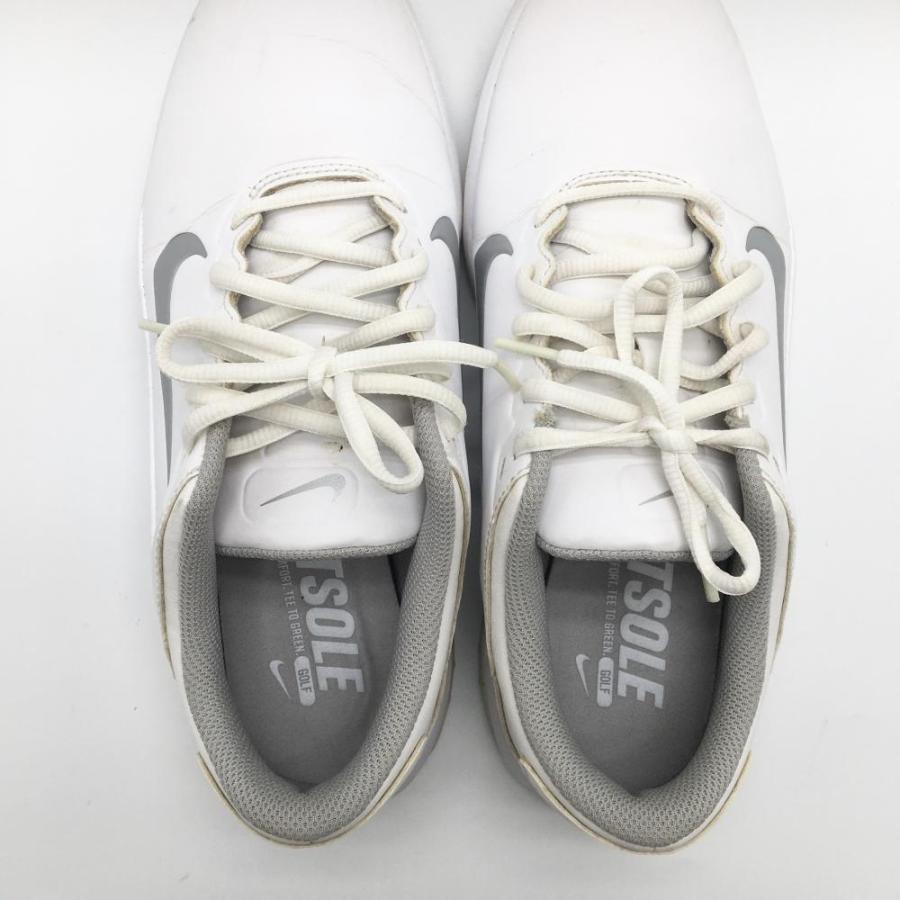 NIKE（ナイキ） ゴルフシューズ 白×シルバー スパイクレス AQ2301-100