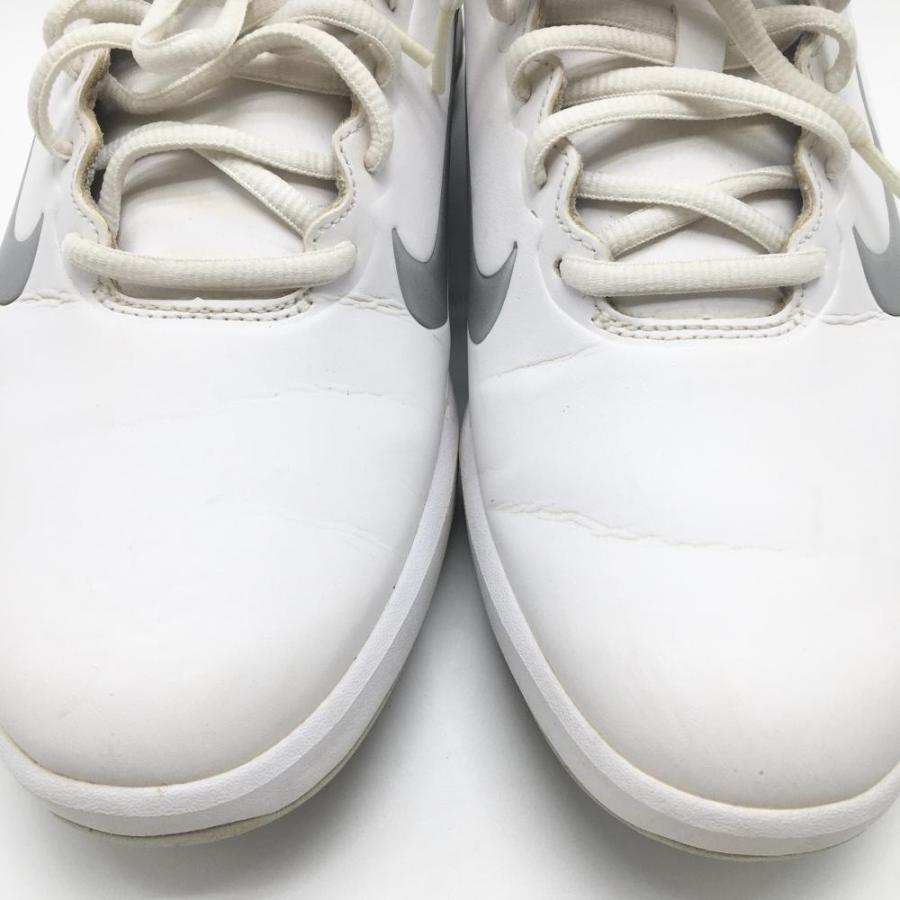 NIKE（ナイキ） ゴルフシューズ 白×シルバー スパイクレス AQ2301-100