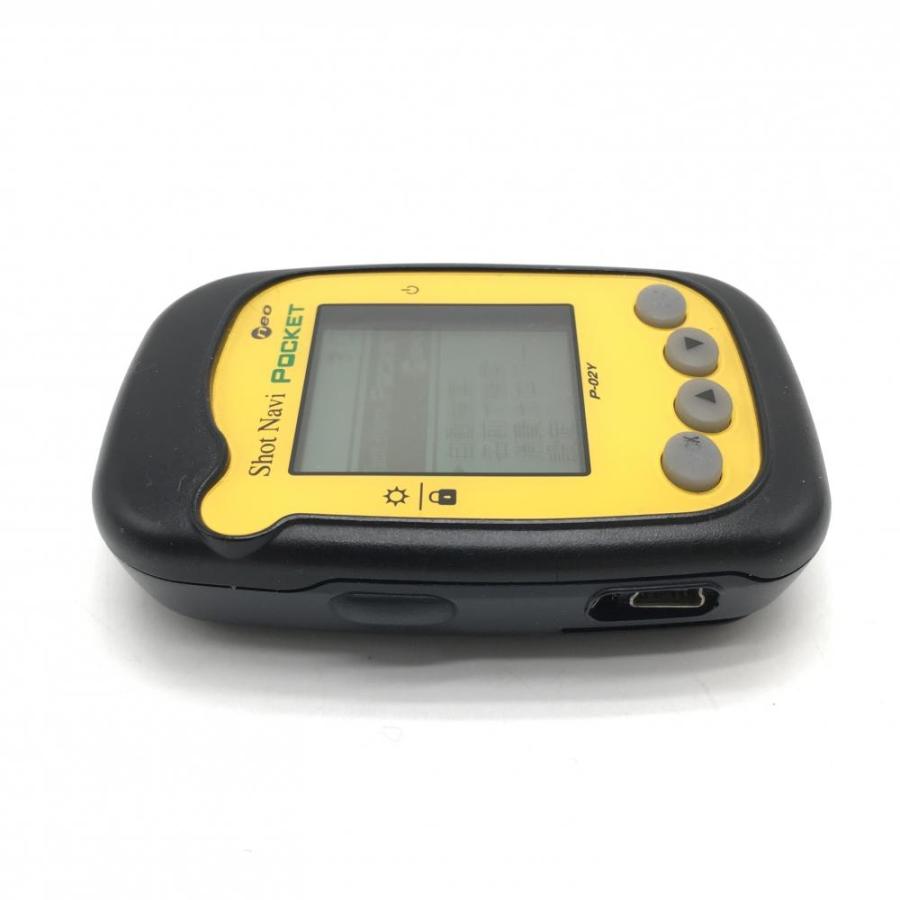 ShotNavi（ショットナビ） GPSゴルフナビ イエロー Poket neo 通電確認