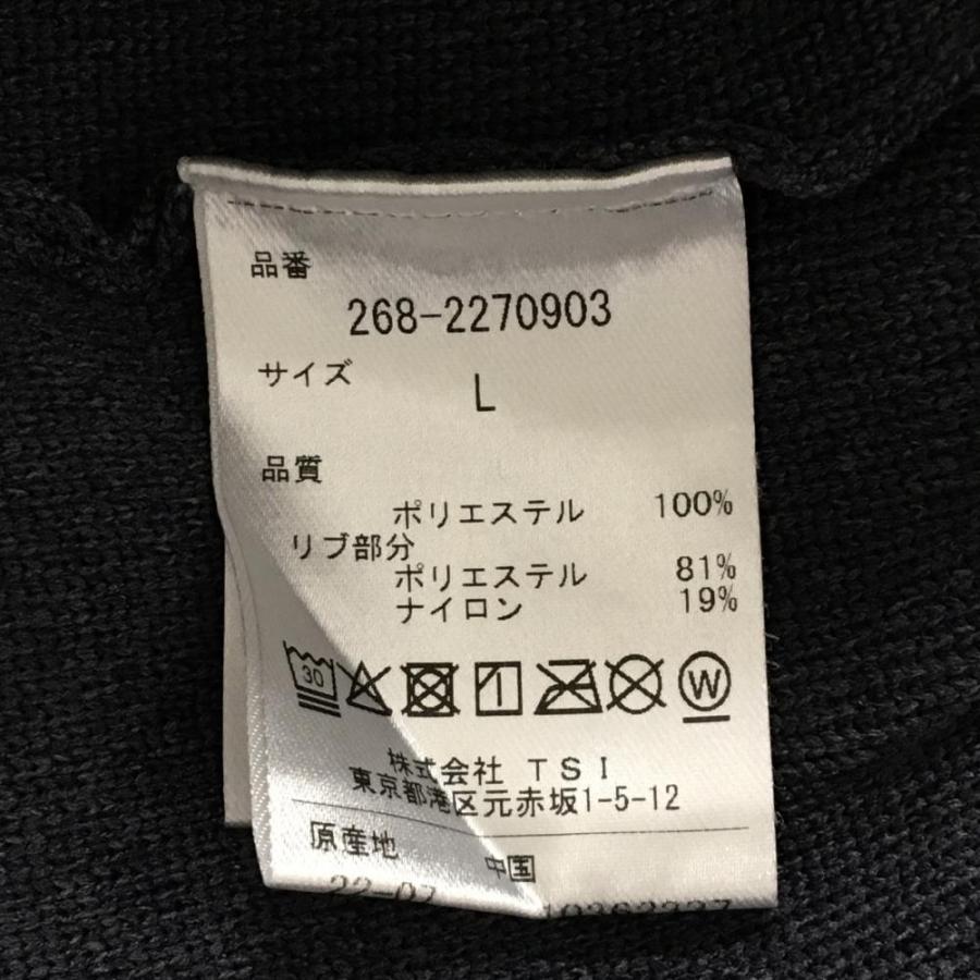 PGG 【超美品】PGGパーリーゲイツ ニットパーカー グレー ロゴプリント