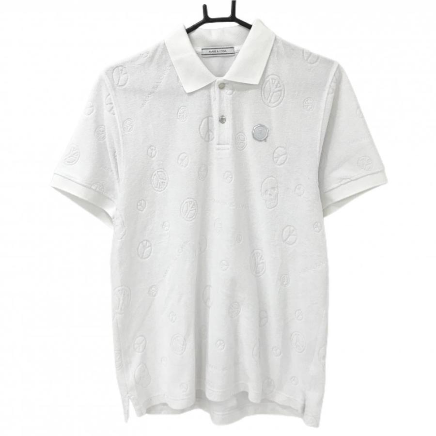 新品 ★ MARK&LONA ポロシャツ マーク&ロナ 正規品 白 MARK&LONA（マークアンドロナ） 【超美品】マークアンドロナ 半袖