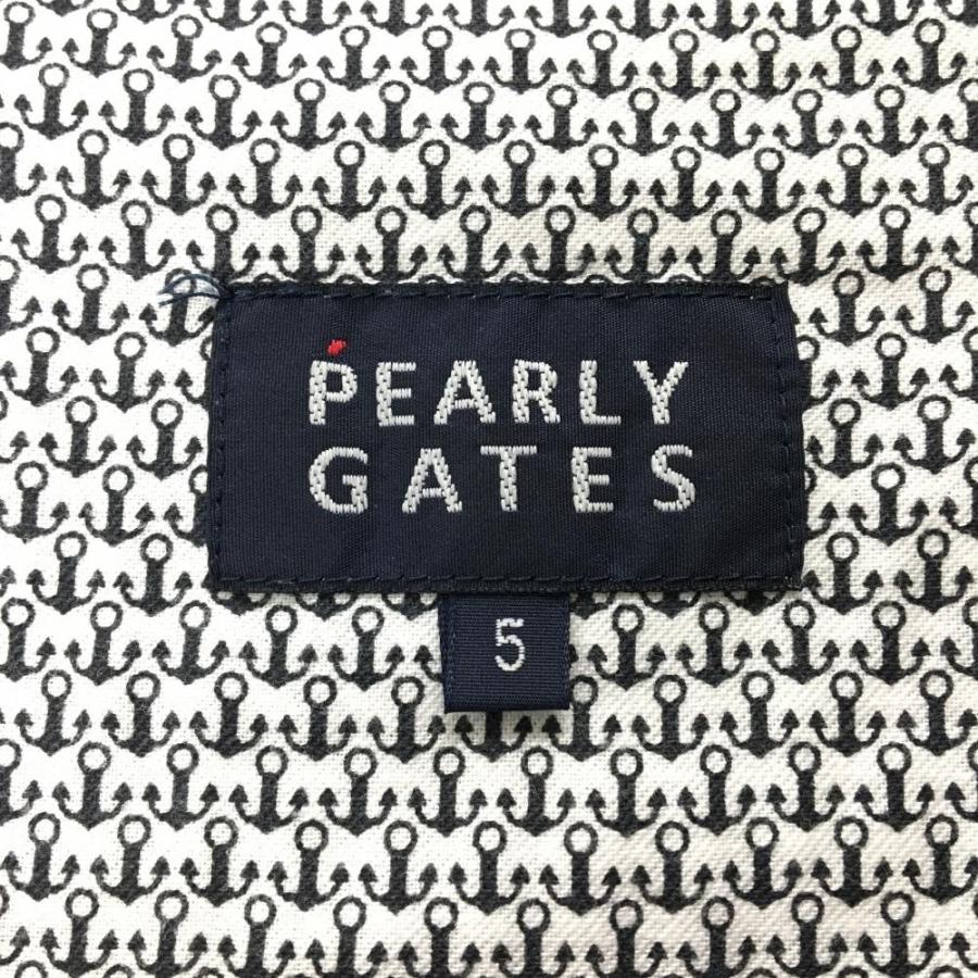 PEARLY GATES（パーリーゲイツ） ハーフパンツ ネイビー×白 チェック