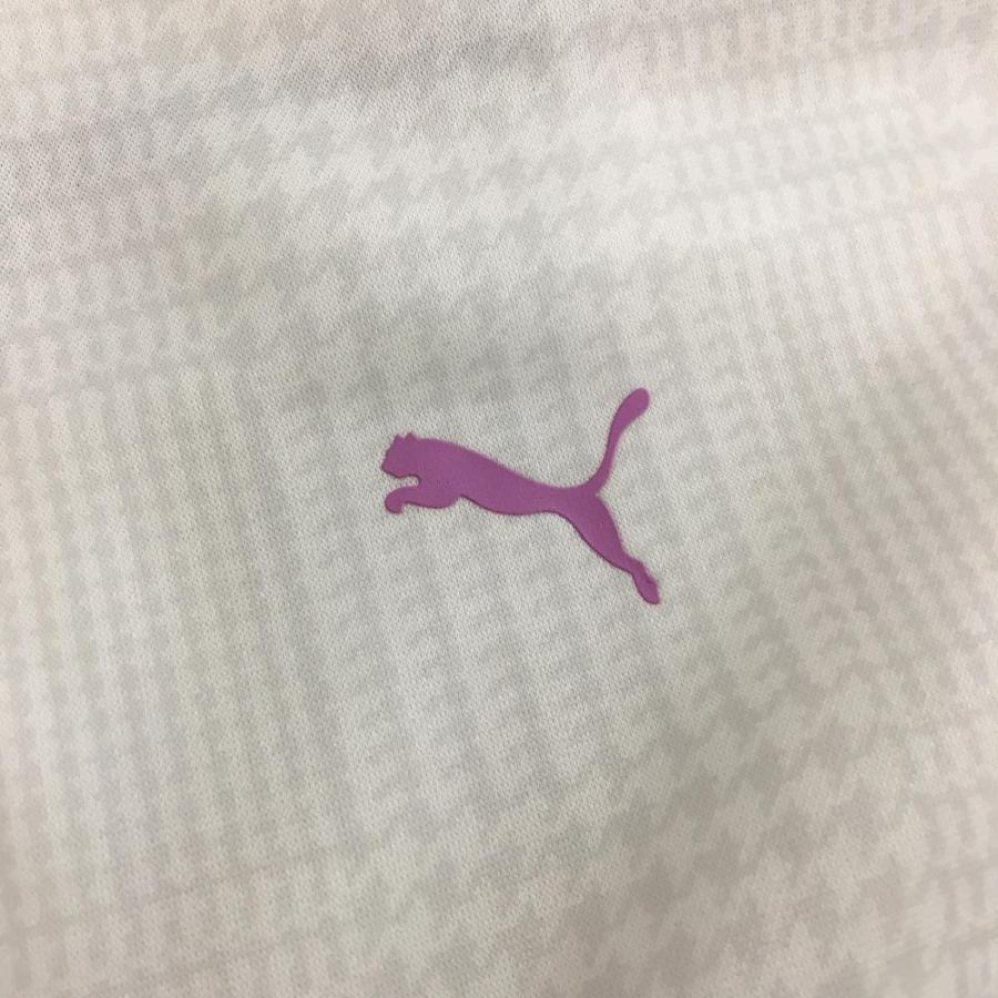 PUMA（プーマ） 【新品】プーマ 長袖ハイネックシャツ 白×ライトグレー
