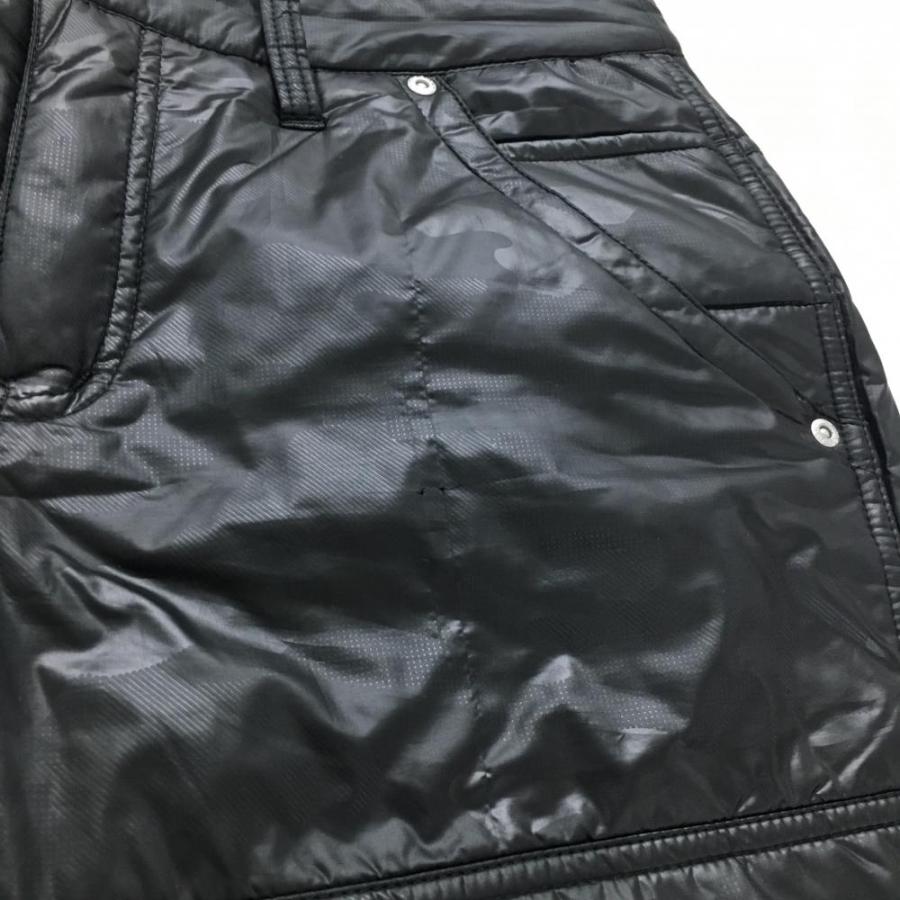 Jack Bunny!!（ジャックバニー） 中綿パンツ 黒 カモフラ地模様 迷彩