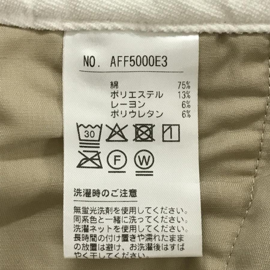 and per se（アンパスィ） パンツ 白 ワッペンネイビー 裏起毛