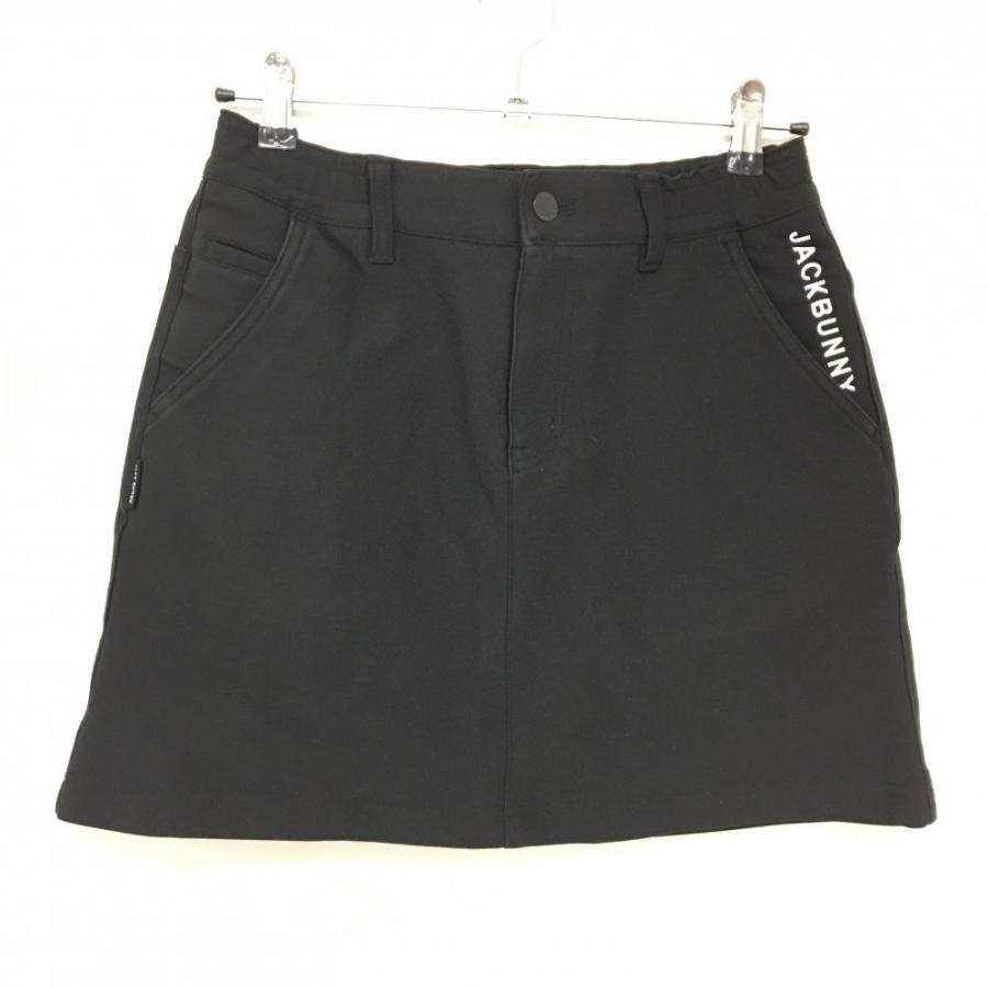 ジャックバニー　裏起毛　ブラック　スカート　s　サイズ　0 ゴルフウェア Jack Bunny!!（ジャックバニー） 【美品】ジャックバニー ストレッチ