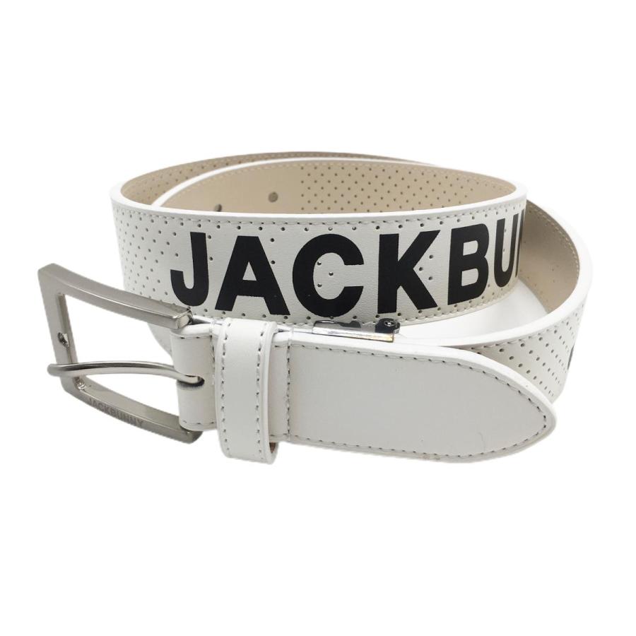 ホワイト JB ジャックバニー ベルト 新品 ゴルフウェア Jack Bunny!!（ジャックバニー） 【超美品】ジャックバニー ベルト 白