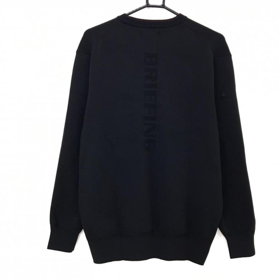 BRIEFING ブラック セーター L 美品 BRIEFING ブラック セーター L 美品 BRIEFING ブラック セーター L 美