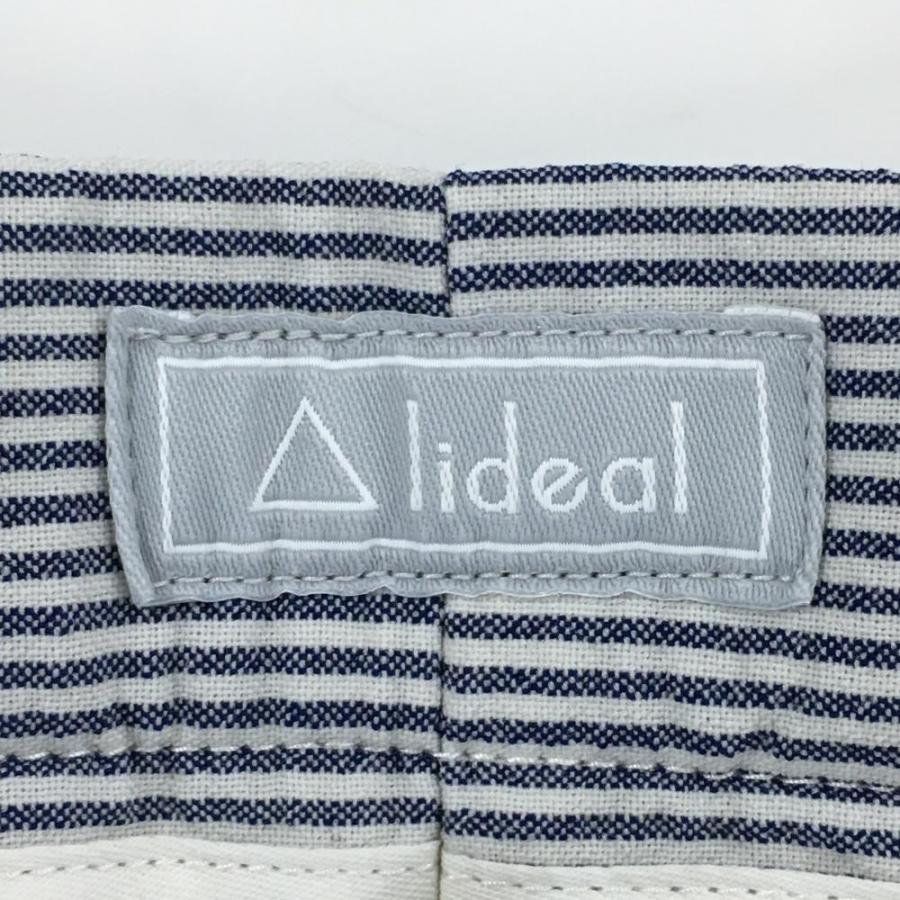 【新品】リディアル ハーフパンツ ネイビー×白 ストライプ メンズ 31 ゴルフウェア lideal 新品】リディアル ハーフパンツ ネイビー×白 ストライプ メンズ 31