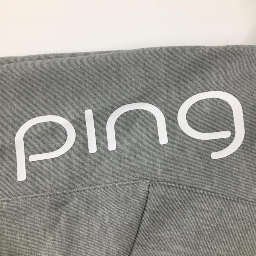 PING（ピン） 【超美品】ピン 半袖パーカー グレー バックプリント