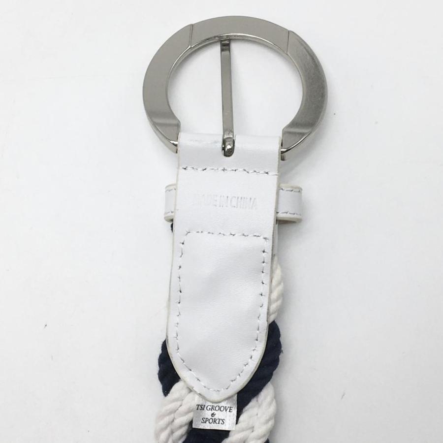 PEARLY GATES ネイビー 編み込みベルト PEARLY GATES (パーリーゲイツ) ベルト メンズ ネイビー 053-4182201