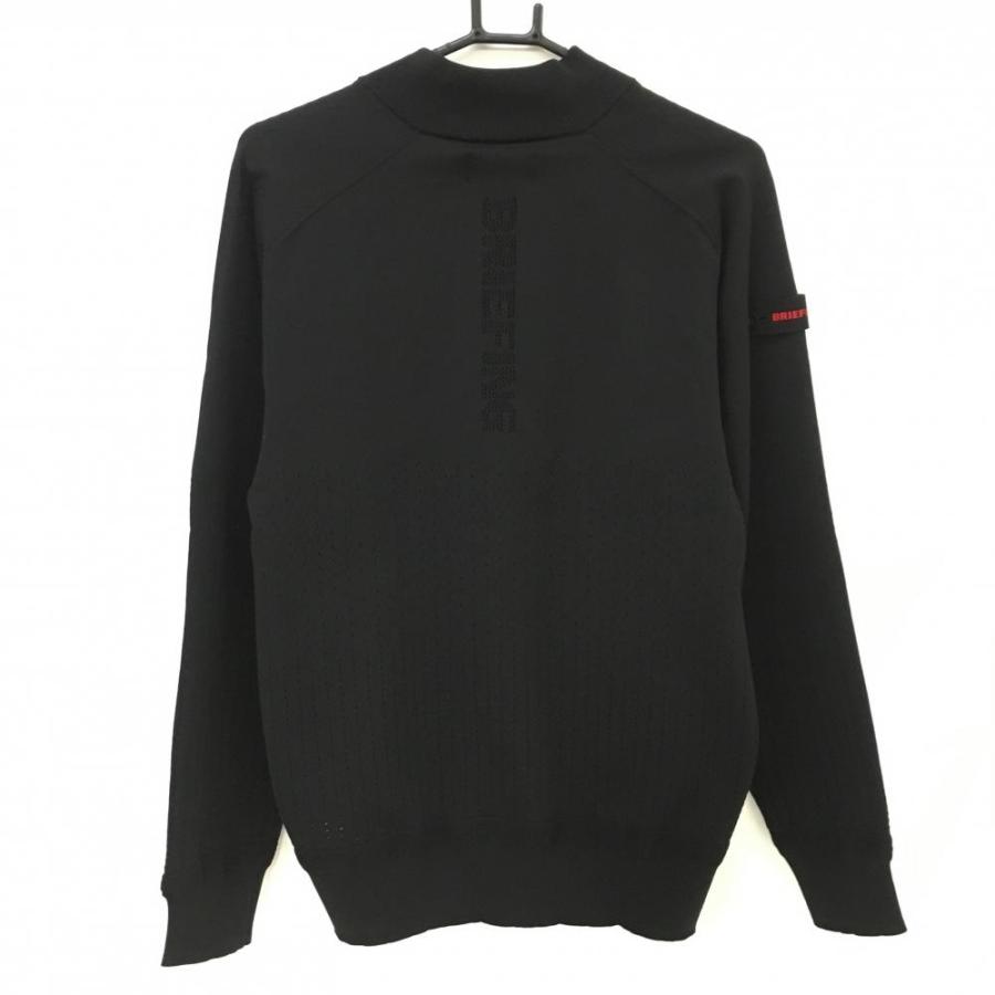 ブリーフィング　ニットジャケット　黒L BRIEFING GOLF（ブリーフィングゴルフ） 【美品】ブリーフィング