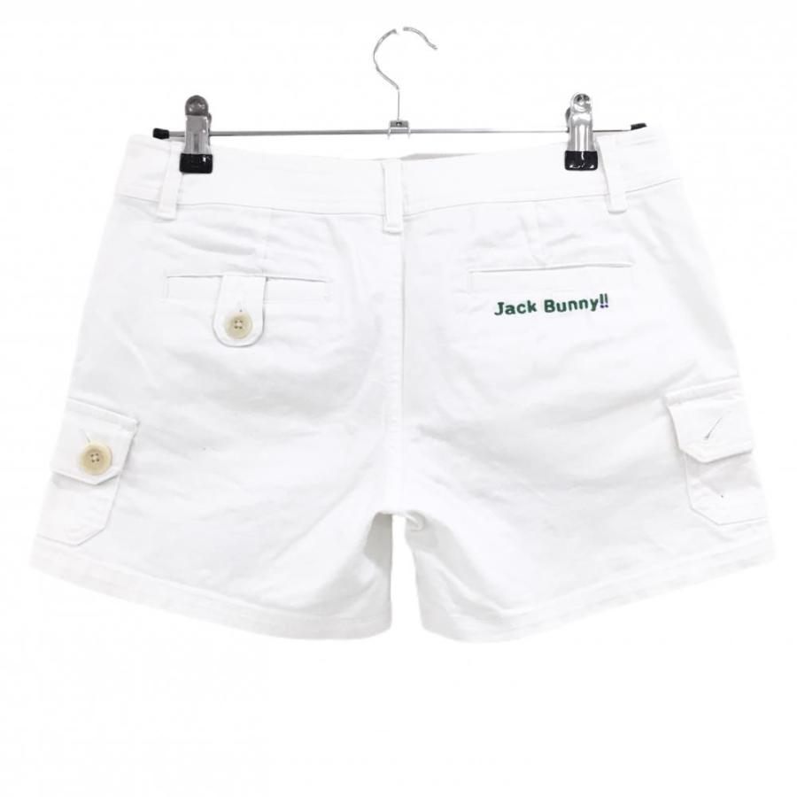 JACK BUNNY ゴルフ用ポロシャツとショートパンツセット Jack Bunny!!（ジャックバニー） ショートパンツ 白 ハートワッペン