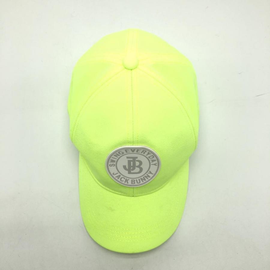 Jack Bunny!! ジャックバニー キャップ 蛍光イエロー×白 シリコン