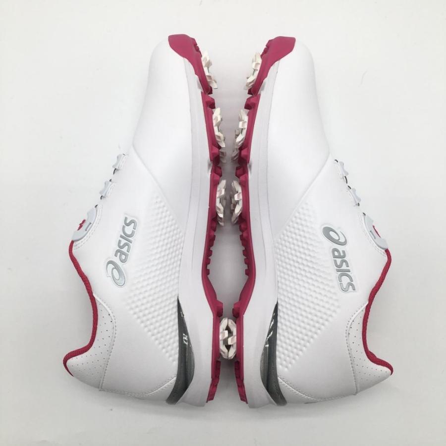 asics ゴルフシューズ BOA レディース ホワイト ピンク 楽天市場