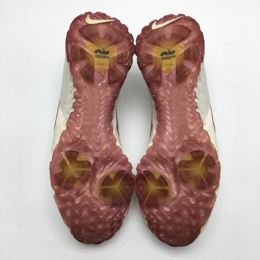 NIKE（ナイキ） 【美品】ナイキ ゴルフシューズ 白×ダークレッド AIR