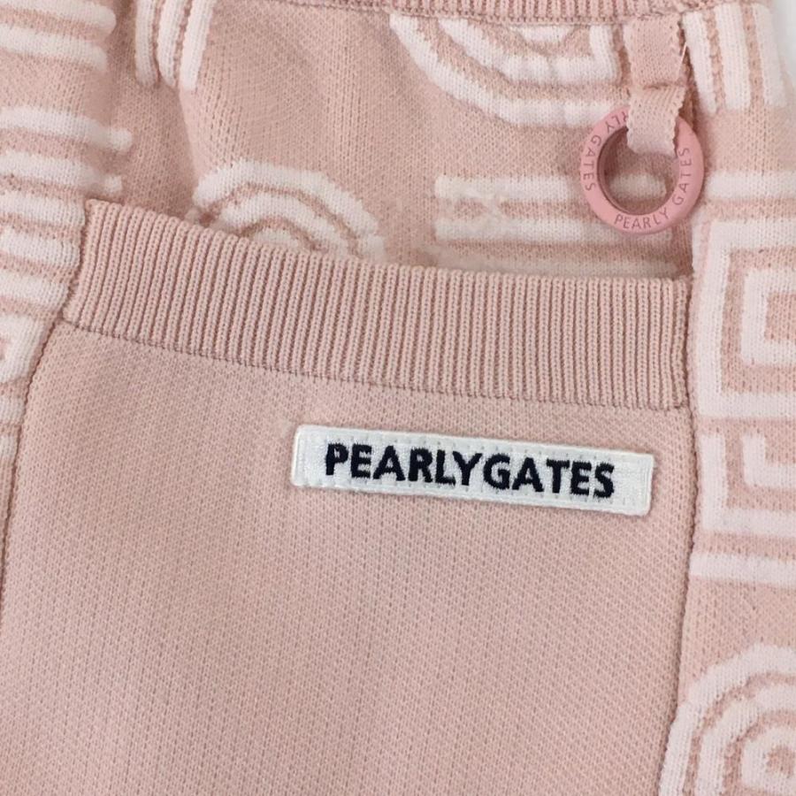 PEARLY GATES（パーリーゲイツ） ニットスカート ピンク 総柄